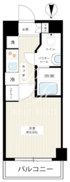 アルコバレーノ武蔵小山 605 間取り図