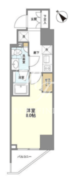 カメリア 204 間取り図