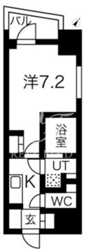 プレール・ドゥーク文京本郷 1202 間取り図