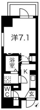 プレール・ドゥーク文京本郷 301 間取り図