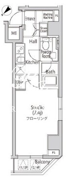 カーサスプレンディッド虎ノ門エスト 701 間取り図
