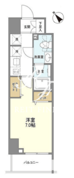 カメリア 303 間取り図