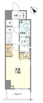 カメリア 403 間取り図