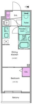 ドゥーエ梅屋敷 505 間取り図