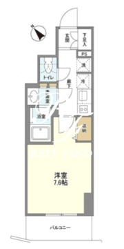 カメリア 502 間取り図