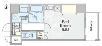 ビ・ラグーナ浅草 303 間取り図