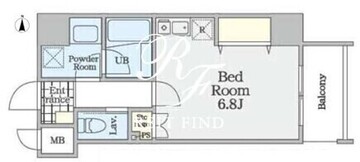 ビ・ラグーナ浅草 403 間取り図