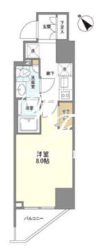 カメリア 504 間取り図