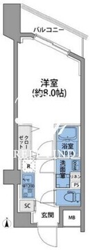 ルネサンスコート田端 402 間取り図