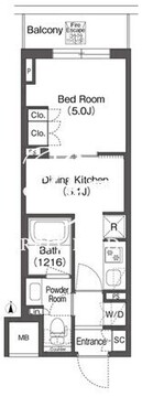 コンフォリア東上野 505 間取り図