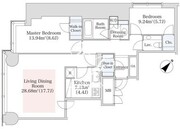 プラティーヌ西新宿 1201 間取り図