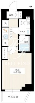 ハイズクレセール清澄白河 803 間取り図