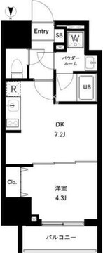 アーバンパーク王子2 301 間取り図