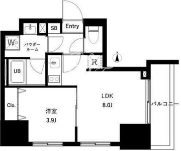 アーバンパーク王子2 302 間取り図