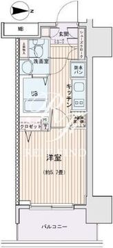 エスティメゾン錦糸町2 1118 間取り図