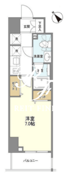 カメリア 1103 間取り図