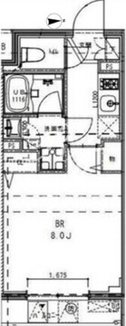 ラドゥセール秋葉原 703 間取り図