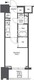 コンフォリア東陽町 206 間取り図