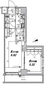 メイクスデザイン大森2 706 間取り図