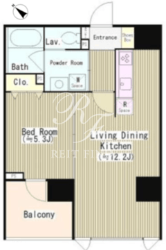 ユーストリア駒沢 306 間取り図