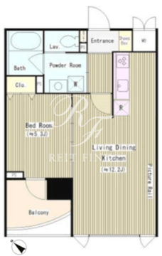 ユーストリア駒沢 407 間取り図