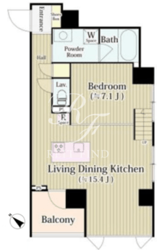 ユーストリア駒沢 1001 間取り図