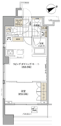 パークハビオ西新宿 206 間取り図