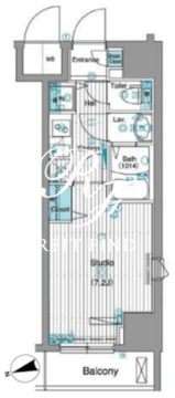 グランド・ガーラ銀座 705 間取り図