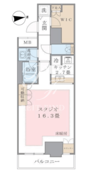 ブリリアイスト東雲キャナルコート 229 間取り図