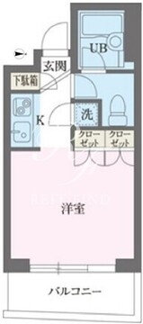 パークフロント西新宿 305 間取り図