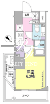 ＳＩＬ西五反田 708 間取り図