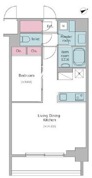 ドゥーエ西馬込2 613 間取り図
