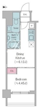 ドゥーエ西馬込2 415 間取り図