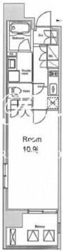 プレミアムキューブ秋葉原 1301 間取り図