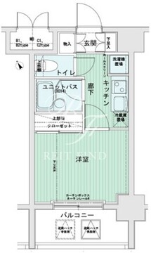 メインステージ南麻布4 203 間取り図