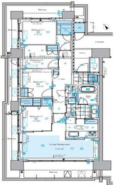 晴海フラッグ SEA-D-1101 間取り図