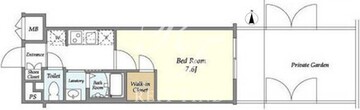 ラティエラ都立大学 103 間取り図
