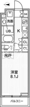 リテラス清澄白河 304 間取り図