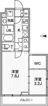 リテラス清澄白河 401 間取り図