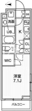 リテラス清澄白河 501 間取り図