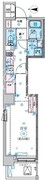 リヴシティ両国五番館 202 間取り図