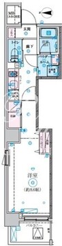 リヴシティ両国五番館 202 間取り図