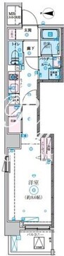リヴシティ両国五番館 502 間取り図