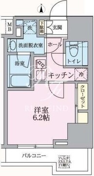 アークマーク浅草 203 間取り図