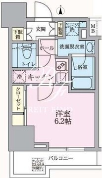 アークマーク浅草 802 間取り図