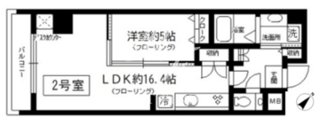 シトラス東日本橋 702 間取り図