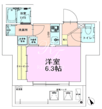 門前仲町レジデンス壱番館 1101 間取り図