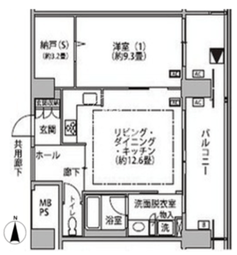 東雲キャナルコートCODAN 17-809 間取り図