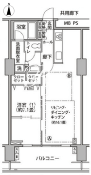 東雲キャナルコートCODAN 17-814 間取り図