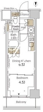 パークアクシス新宿百人町 448 間取り図